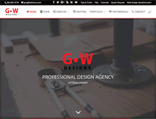 Tablet Screenshot of gwhitcoedesigns.com